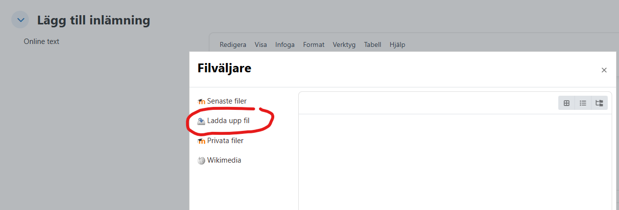 Ladda upp