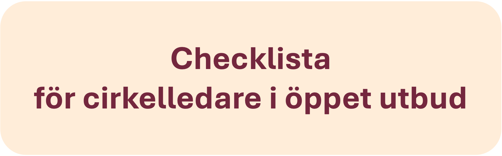 Verktygslåda - Knapp Checklista