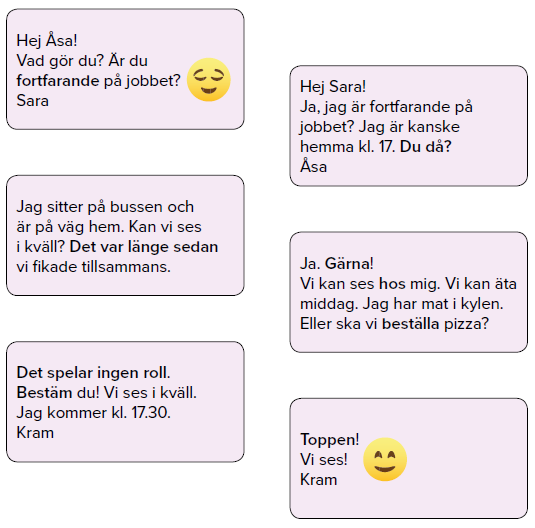 SMS konveration